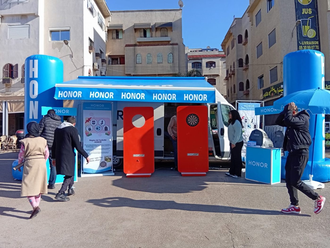 Honor outdoor activation stand